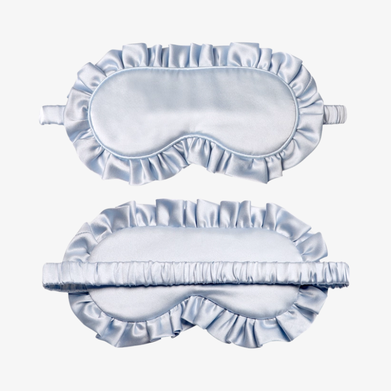 19 Momme 100% Mulberry Silk Ruffled Edge Sleep Mask