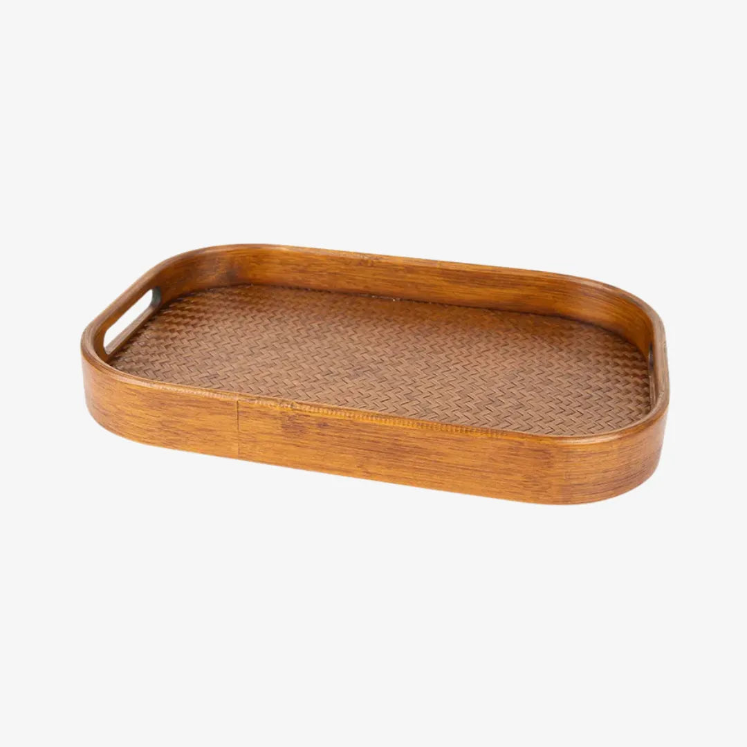 Handmade Bamboo Square Storage Tray