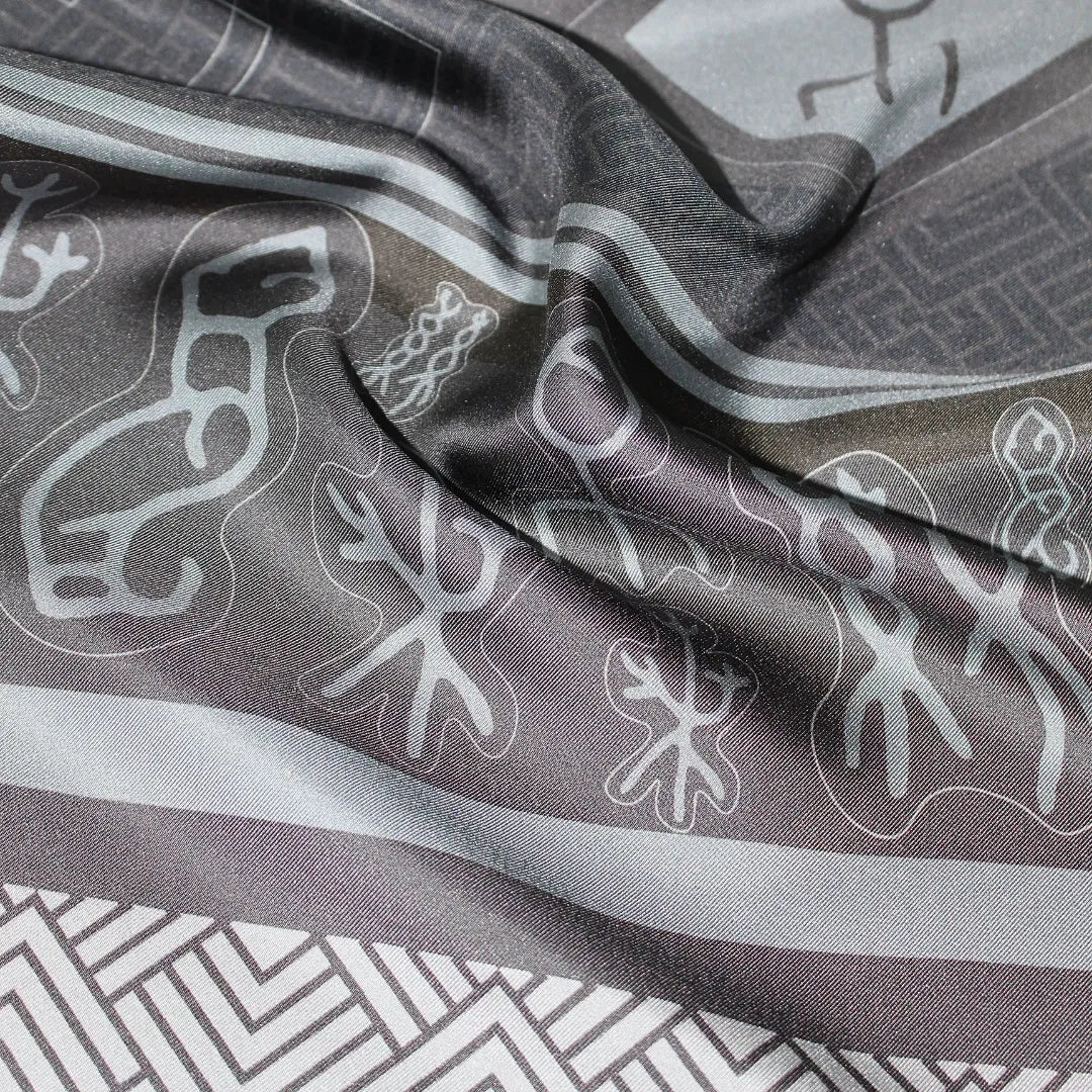 100% Mulberry Silk ‘Silken Harmony’ Long Scarf