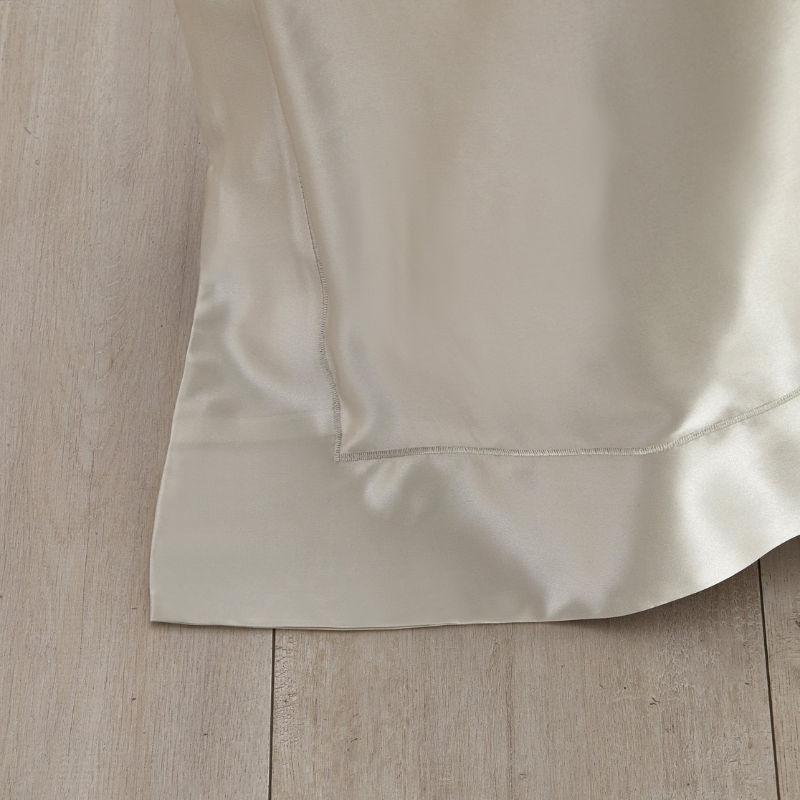 19 Momme 100% Mulberry Silk Beige Bedding Set