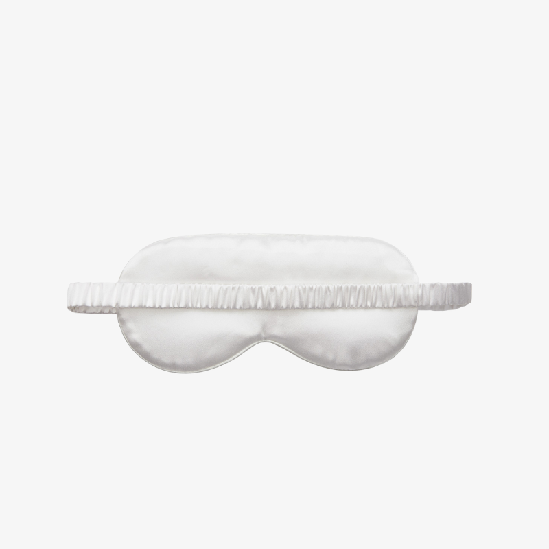 100% Mulberry Silk Sleep Mask - White