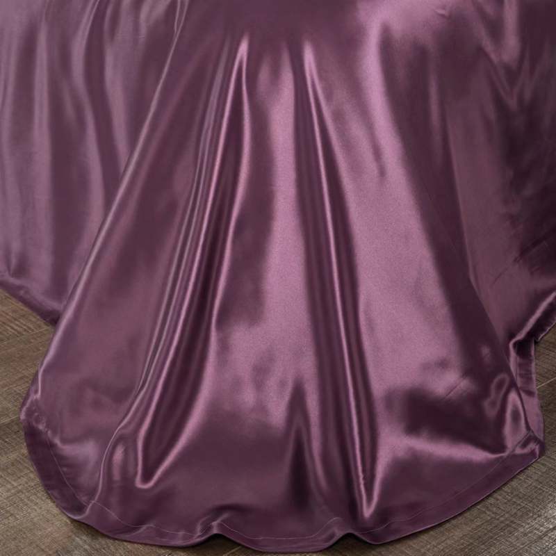19 Momme 100% Mulberry Silk Purple Bedding Set