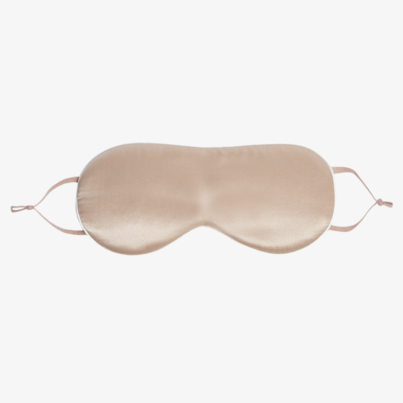 16 Momme 100% Mulberry Silk Sleep Mask with Ear Straps