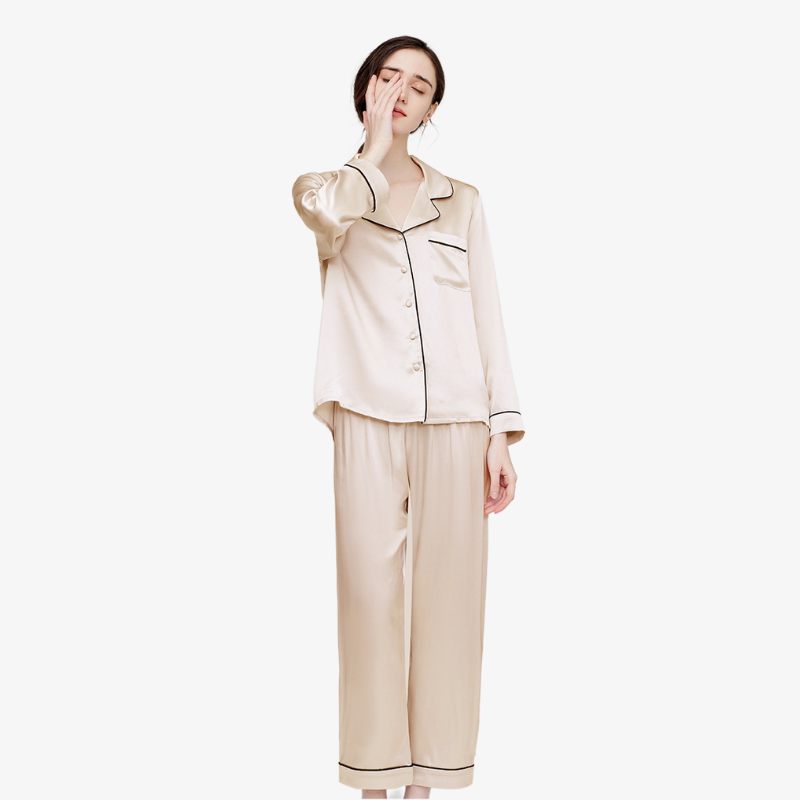 19 Momme 100% Mulberry Silk Pajama Set