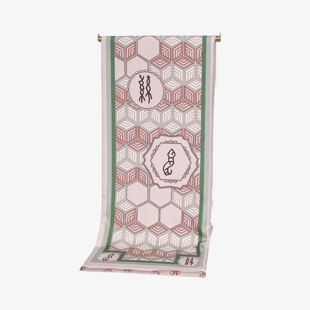 100% Mulberry Silk ‘Charmeuse Elegance’ Long Scarf