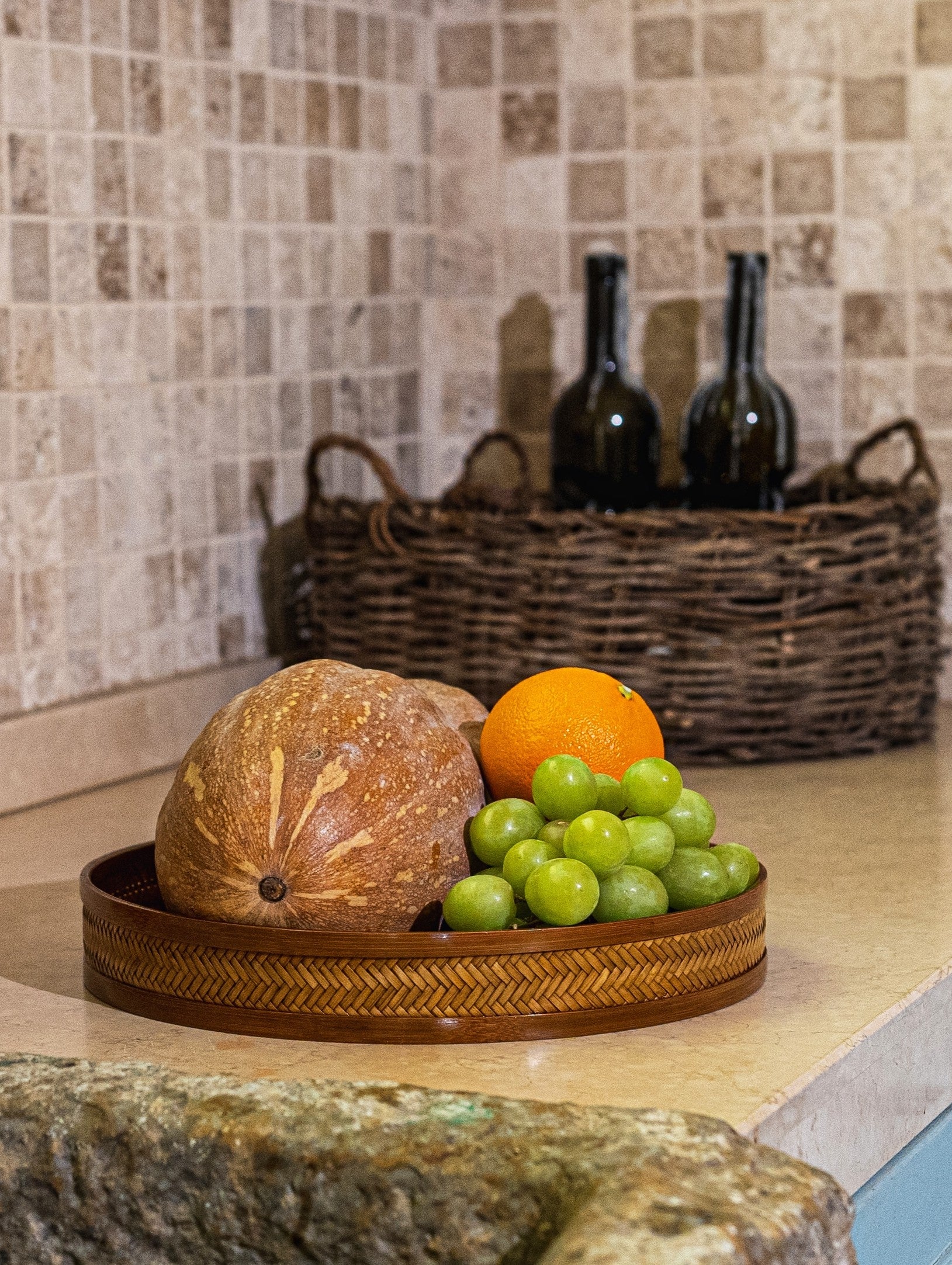 Handmade Bamboo Fruit Tray