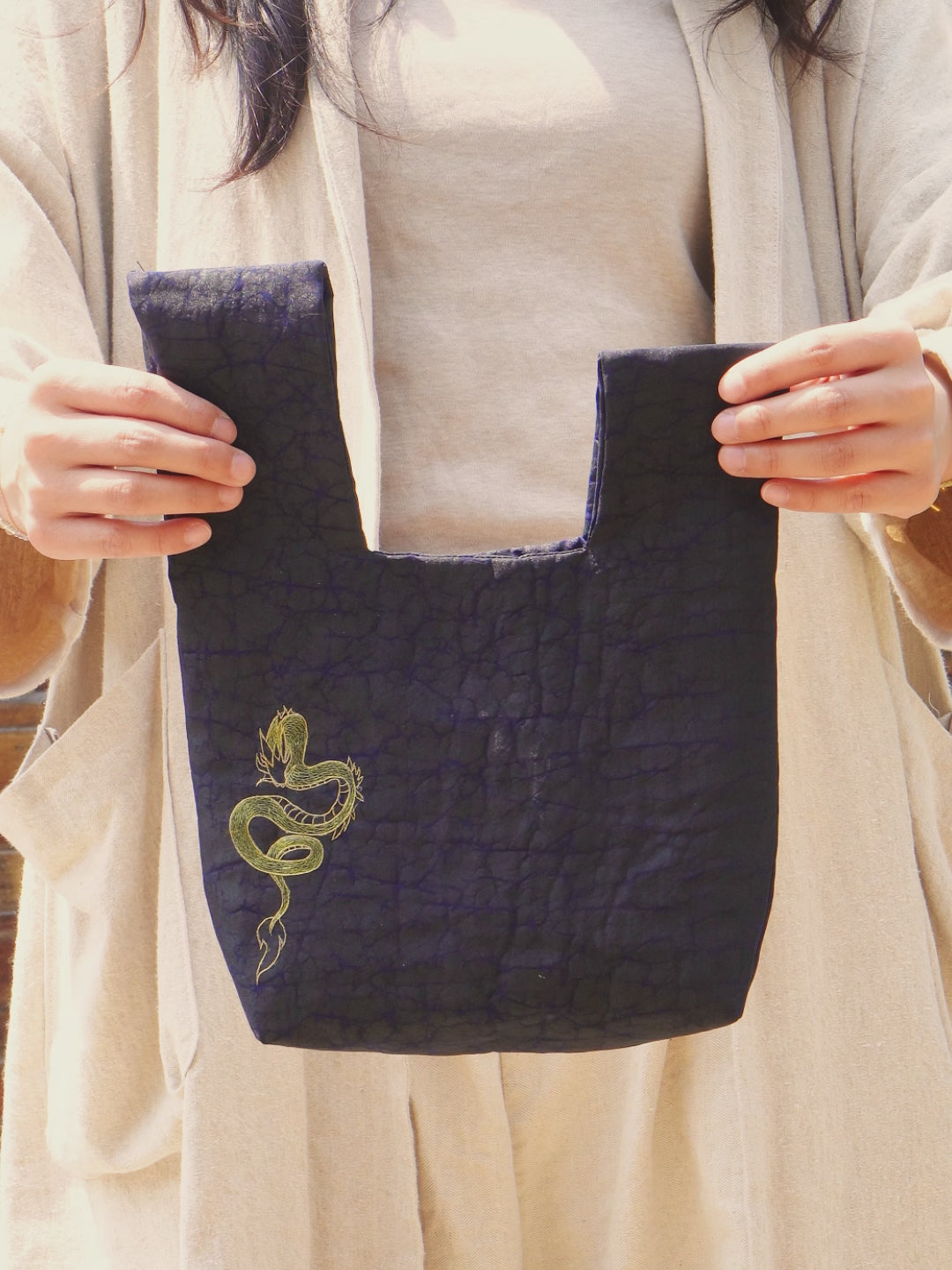 Plant Dyed Silk Suzhou Embroidery Bag-Zodiac Series