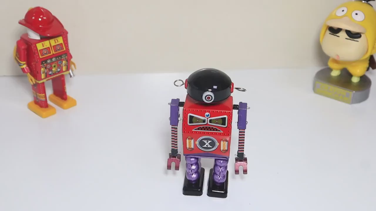 Vintage Dark Templar Robot Tin Wind Up Toy Retro Collectible Holiday Gift